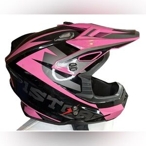 1Storm DOT Adult Motocross Helmet MX BMX Bike Racing Pink MED 55-56CM